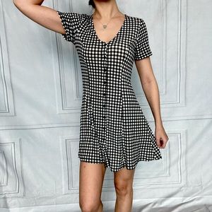 COPY - Plaid Mini Skater Dress